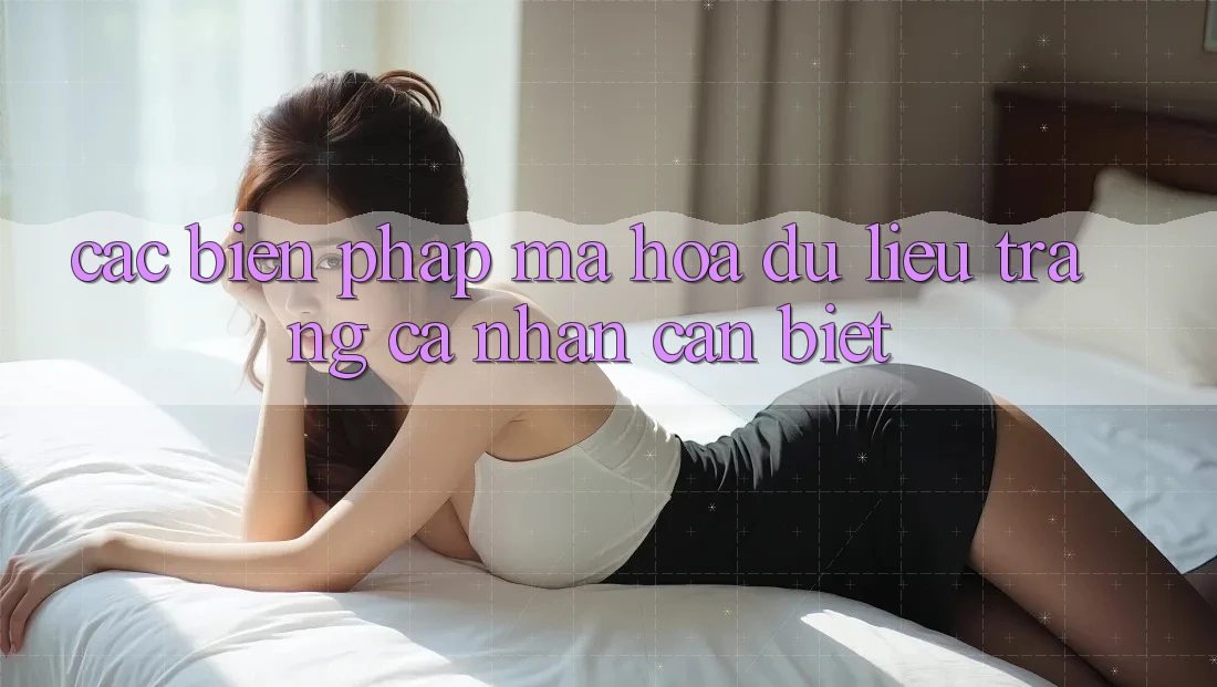 Các Biện Pháp Mã hóa dữ liệu Trang cá nhân Cần Biết