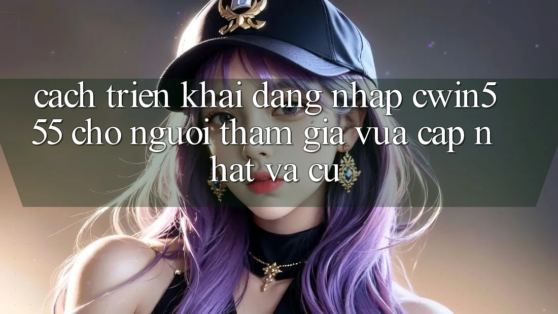 Cách triển khai Đăng Nhập cwin555 Cho Người tham gia Vừa cập nhật Và Cũ