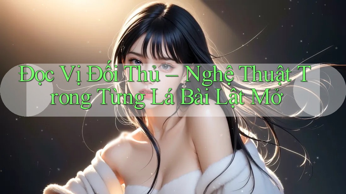 Đọc Vị Đối Thủ – Nghệ Thuật Trong Từng Lá Bài Lật Mở