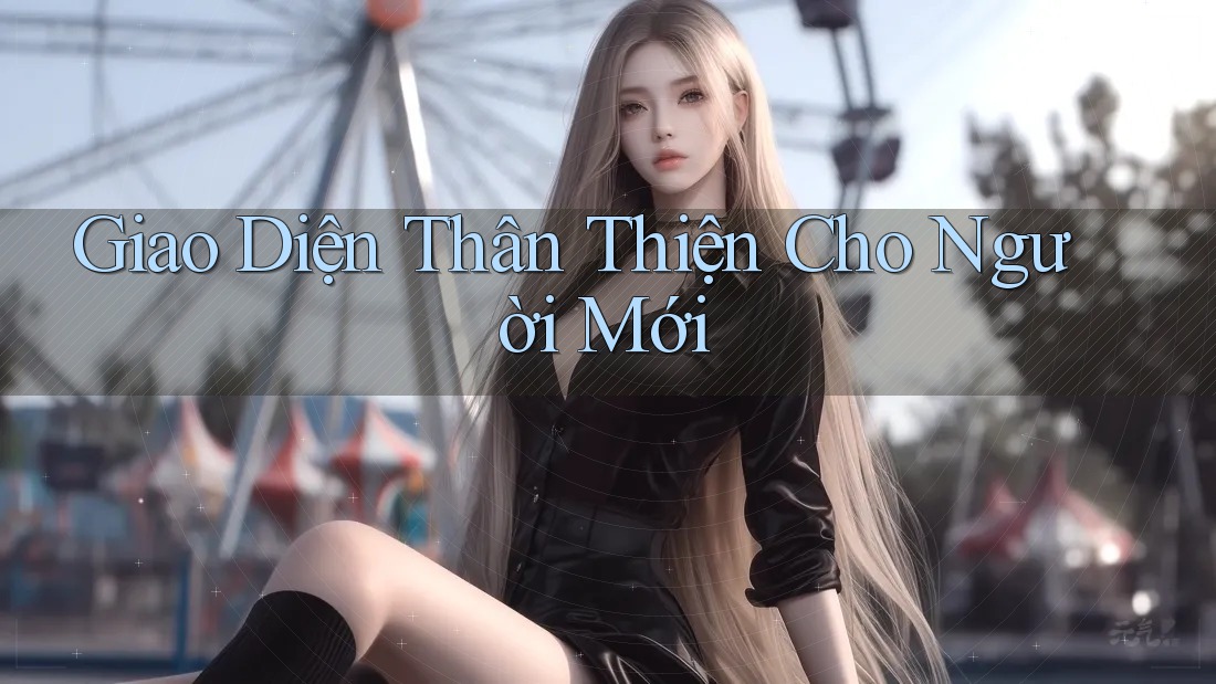 Giao diện thân thiện cho người mới Giao diện thân thiện cho người mới