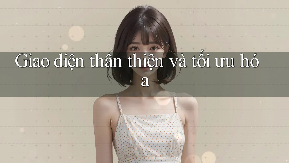 Giao diện thân thiện và tối ưu hóa