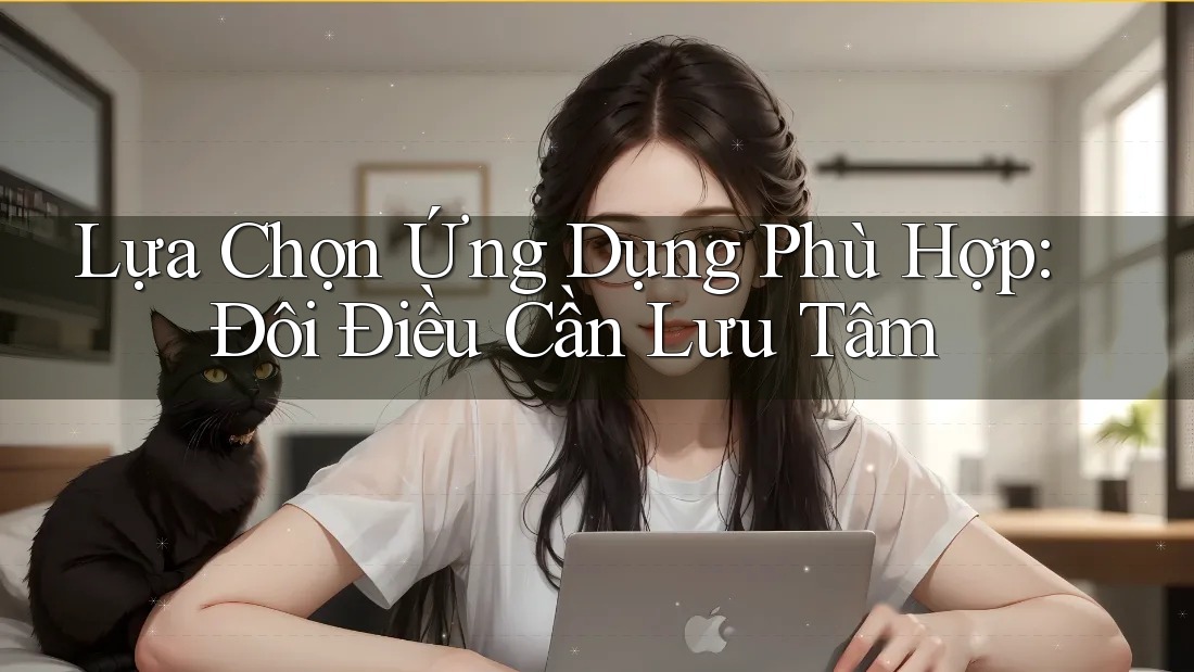 Lựa Chọn Ứng Dụng Phù Hợp: Đôi Điều Cần Lưu Tâm Lựa Chọn Ứng Dụng Phù Hợp: Đôi Điều Cần Lưu Tâm