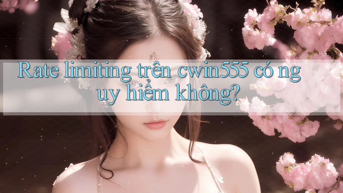 Rate limiting trên cwin555 có nguy hiểm không?