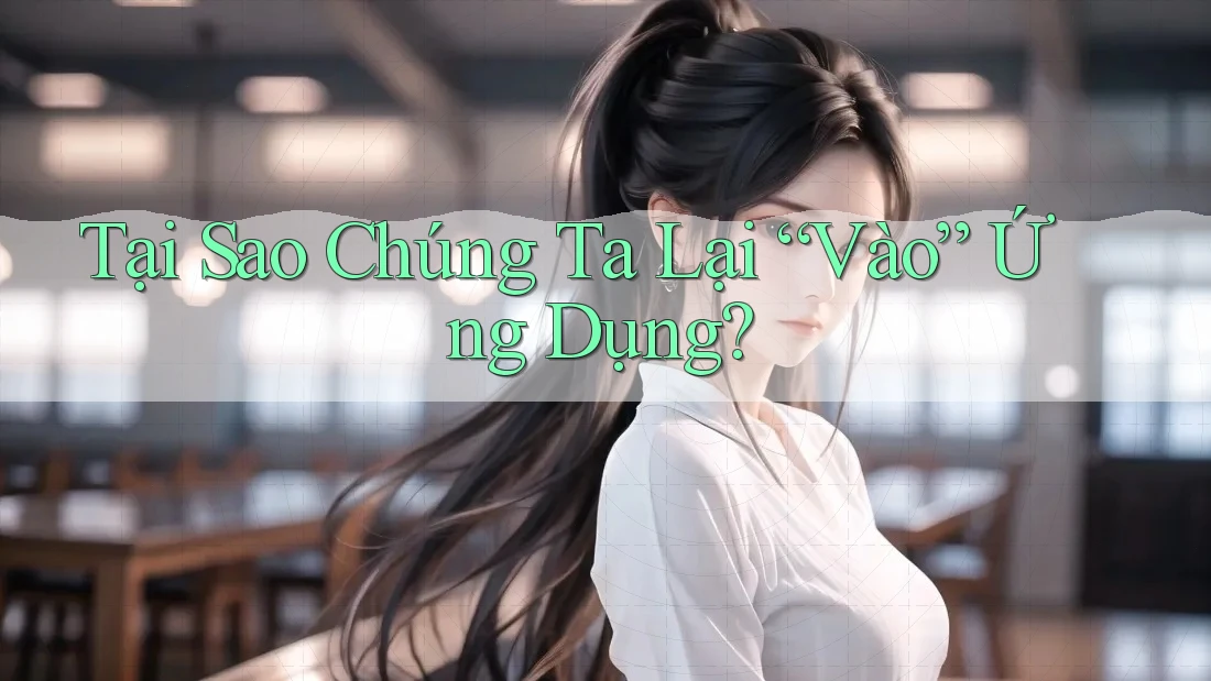 Tại Sao Chúng Ta Lại “Vào” Ứng Dụng?