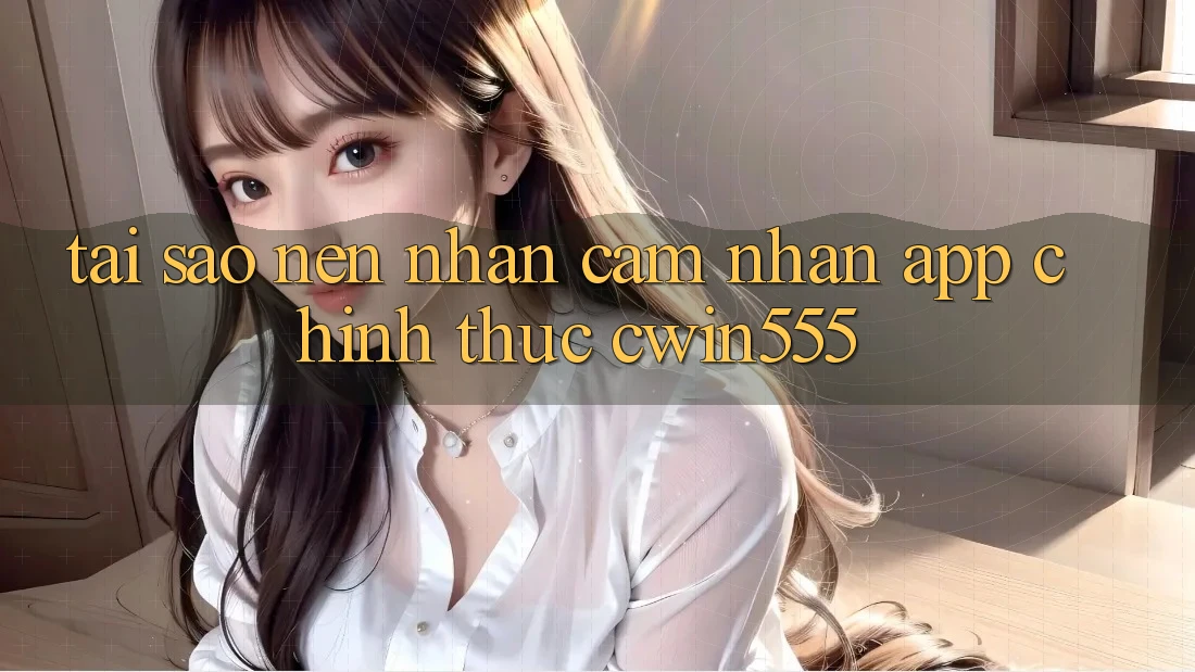 Tại Sao Nên Nhận cảm nhận App Chính Thức cwin555?
