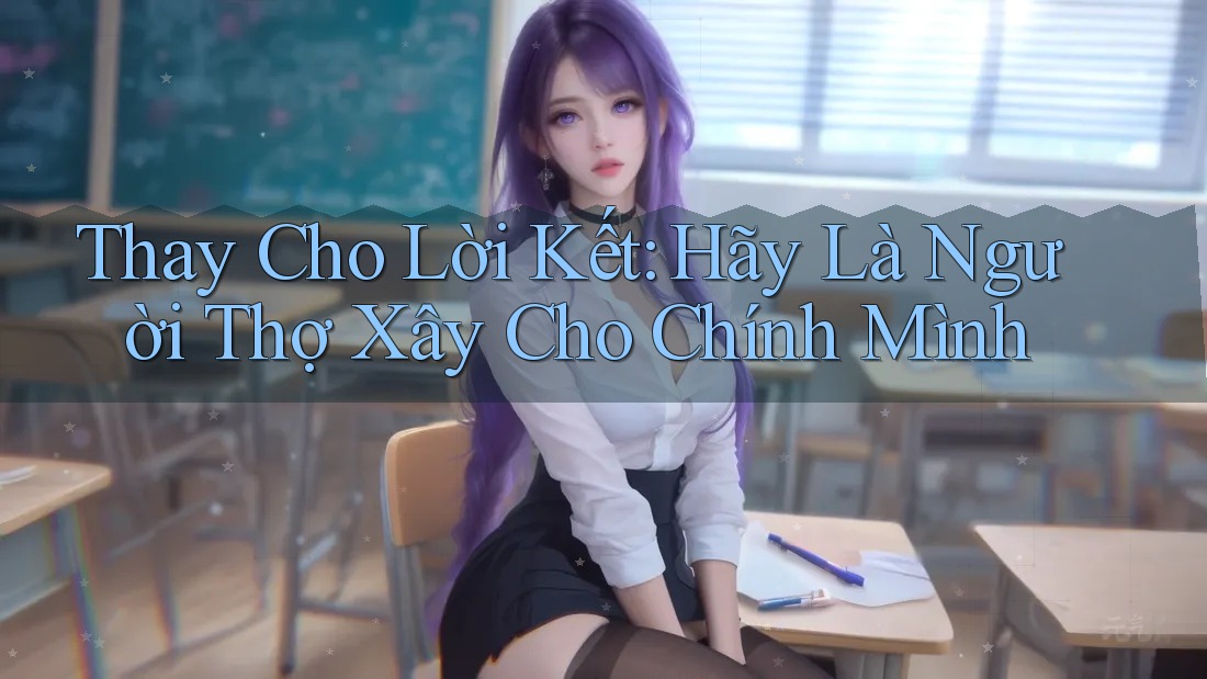 Thay Cho Lời Kết: Hãy Là Người Thợ Xây Cho Chính Mình