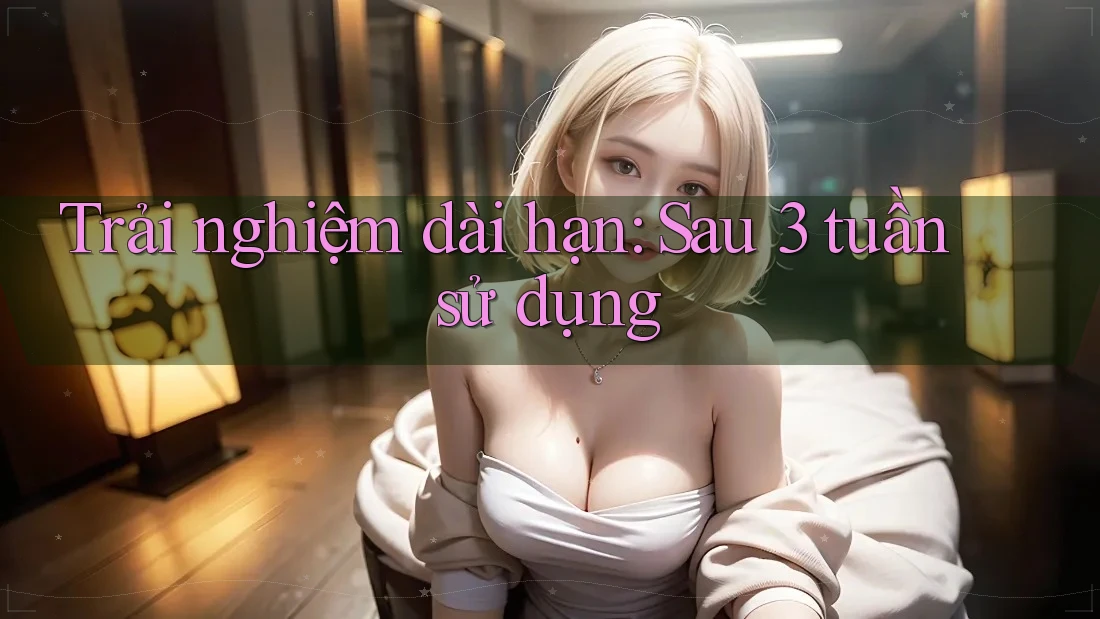 Trải nghiệm dài hạn: sau 3 tuần sử dụng